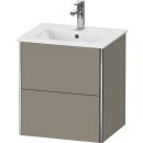 DURAVIT XS430609292 WTU XSquare wandhängend, 2 Schubk.