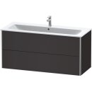 DURAVIT XS417408080 WT-Unterbau XSquare, 2 Schubk&auml;sten
