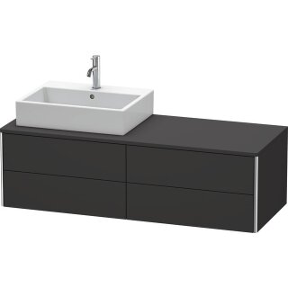 DURAVIT XS4913L8080 WTU XSquare, 4 SK, wandh, Becken li