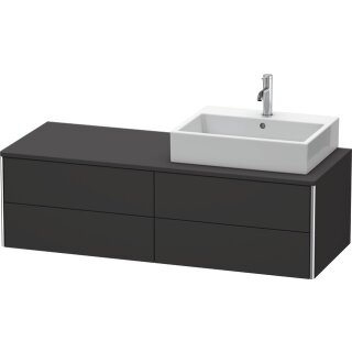 DURAVIT XS4913R8080 WTU XSquare, 4 SK, wandh, Becken re