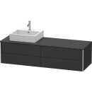 DURAVIT XS4914L8080 WTU XSquare, 4 SK, wandh, Becken li
