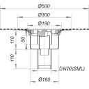 Dallmer 612748 Ablaufgeh&auml;use 61 GA DallBit, DN