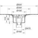 Dallmer 612847 Ablaufgeh&auml;use 61 HT DallBit,