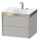 DURAVIT XV4614EB107P WTU XViu/Viu, 2 Schubk, 503x600x480mm