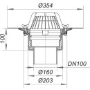 Dallmer 621061 Dachablauf 62, DN 100