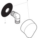 HANSGROHE 27454670 Schlauchanschlu&szlig; Fixfit DN15