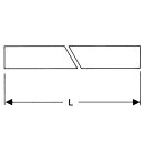 HANSGROHE 53493700 Wandrohr DN32 500mm mattweiss