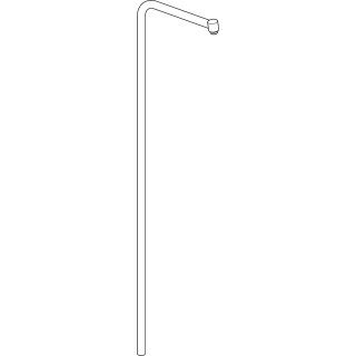 HANSGROHE 92444000 Steigrohr für Showerpipe chrom