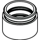 HANSGROHE 92856000 H&uuml;lse f&uuml;r Umsteller chrom