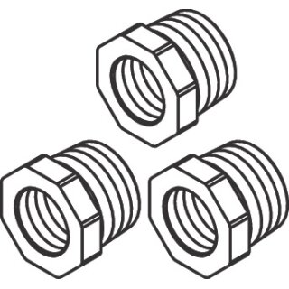 HANSGROHE 97759980 Reduziernippel-Set iBox univ. (12 St)