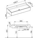 KEUCO 39081311201 Mineralguss-WT Edition90 39081,