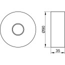 KEUCO 59545010281 Verl&auml;ngerungs-Rosette rund f&uuml;r 59545,