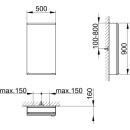 KEUCO 800001051100000 Royal Modular 2.0 SPS, unbel. 80000,