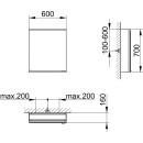 KEUCO 800001060100000 Royal Modular 2.0 SPS, unbel. 80000,