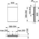 KEUCO 800010061000100 Royal Modular 2.0 SPS, bel. 80001,