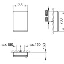 KEUCO 800011050100100 Royal Modular 2.0 SPS, bel. 80001,