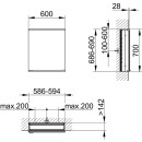 KEUCO 800100060100000 Royal Modular 2.0 SPS, unbel. 80010,