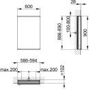 KEUCO 800100061000000 Royal Modular 2.0 SPS, unbel. 80010,