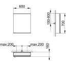 KEUCO 800111060100100 Royal Modular 2.0 SPS, bel. 80011,