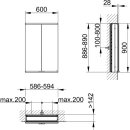 KEUCO 800200061100000 Royal Modular 2.0 SPS, unbel. 80020,