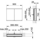 KEUCO 800200090100000 Royal Modular 2.0 SPS, unbel. 80020,