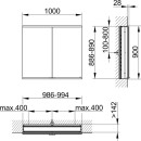 KEUCO 800200101100000 Royal Modular 2.0 SPS, unbel. 80020,