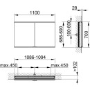 KEUCO 800200110000300 Royal Modular 2.0 SPS, unbel. 80020,