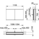 KEUCO 800200110100000 Royal Modular 2.0 SPS, unbel. 80020,