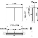 KEUCO 800200111100000 Royal Modular 2.0 SPS, unbel. 80020,