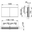 KEUCO 800200120000000 Royal Modular 2.0 SPS, unbel. 80020,