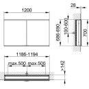 KEUCO 800200120100000 Royal Modular 2.0 SPS, unbel. 80020,