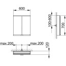 KEUCO 800201060000000 Royal Modular 2.0 SPS, unbel. 80020,