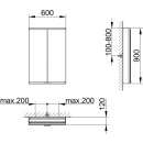 KEUCO 800201061000000 Royal Modular 2.0 SPS, unbel. 80020,