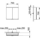 KEUCO 800201070100000 Royal Modular 2.0 SPS, unbel. 80020,