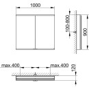 KEUCO 800201101000000 Royal Modular 2.0 SPS, unbel. 80020,