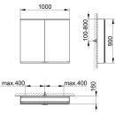 KEUCO 800201101100000 Royal Modular 2.0 SPS, unbel. 80020,