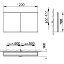 KEUCO 800201120100000 Royal Modular 2.0 SPS, unbel. 80020,