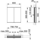 KEUCO 800210081000000 Royal Modular 2.0 SPS, bel. 80021,