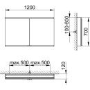 KEUCO 800221120000000 Royal Modular 2.0 SPS, DALI 80022,