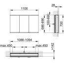 KEUCO 800300110100000 Royal Modular 2.0 SPS, unbel. 80030,