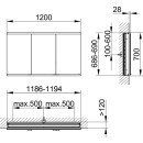 KEUCO 800300120000000 Royal Modular 2.0 SPS, unbel. 80030,