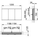 KEUCO 800300120000300 Royal Modular 2.0 SPS, unbel. 80030,