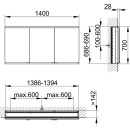 KEUCO 800300140100000 Royal Modular 2.0 SPS, unbel. 80030,