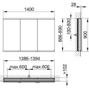 KEUCO 800300141000000 Royal Modular 2.0 SPS, unbel. 80030,