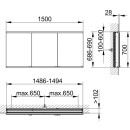 KEUCO 800300150000000 Royal Modular 2.0 SPS, unbel. 80030,