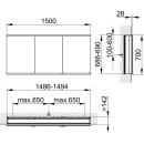 KEUCO 800300150100000 Royal Modular 2.0 SPS, unbel. 80030,