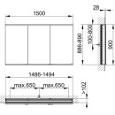 KEUCO 800300151000000 Royal Modular 2.0 SPS, unbel. 80030,