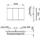 KEUCO 800301100100000 Royal Modular 2.0 SPS, unbel. 80030,