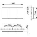 KEUCO 800301130000000 Royal Modular 2.0 SPS, unbel. 80030,