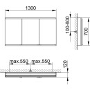 KEUCO 800301130000300 Royal Modular 2.0 SPS, unbel. 80030,